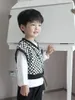 Clothing Sets Boys suit autumn Korean version of the baby Western style casual three piece children's handsome 230322