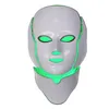 韓国のLED光力学的マスク7色のライトLEDフォトダイナミックフェイシャルマスクホーム使用ビューティー機器アンチアクーン皮膚の若返りCE