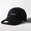 Zomer Brief Borduren Baseball Cap Mode Heren en Dames Reizen Gebogen Rand Eend Tong Cap Outdoor Vrije tijd Zonnescherm Hoed Ball Caps