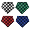 Dog Car Seat Covers 4 Pieces Dogs Cats Bandana Collar Pet Neckerchief Triangle Scarf Bulk Plaid Bibs For Small Medium And