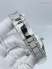 Diamond horloge hoogwaardige ijskoud horloge automatische beweging 42 mm zilver twee stenen leven waterdichte roestvrijstalen frameloze set cz diamanten