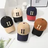 Vår- och sommarfärgsmatchande bokstäver Baseball Cap Kvinnlig Internet Kändis All-Matching Hat Shopping Solbeständig toppmössa Tidvattnet