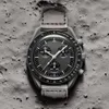 Bioceramic Mens modemerk Planeet Moon Quarz Watch volledige functie Chronograph Watches Mission to Mercury 42mm luxe heren paar5550885