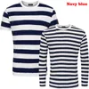 Erkek Tişörtler Erkek Çizgili Gömlek Waldo Kırmızı Çizgili Gömlek Pugsley Addams Siyah ve Beyaz Çizgili T-Shirt Cadılar Bayramı Gelme Lounge Tee W0322