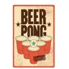 Decoração Beer Metal Painting Sign Plate Metal Metal Vintage Pub Funny Tin Sign Decoração de parede para Pub Club Man Cave Bar Decoração Placas de lata 30x20cm W03