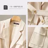 Women's Vests Women's Spring Autumn Solid Color Suit Vest Female Loose Blazer Vest Jackets Ladies Loose Casual Sleeveless Coats J155 230322