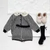 Kläder sätter Autumn Winter Girl Knitting tröja set 2st spädbarn baby kostym varma pojke födda kläder 04 år 230322