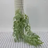 Fleurs décoratives une soie Jujube arbre feuille branche artificielle cacahuète tige verdure pour mariage maison plantes