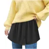 Юбки 25# Женщины многослойные многоуровневые юбки Sheer Clate Hem Extender Половина Slip Plus размер