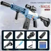 Gun Toys M416 Electric Single-Shot Soft Bullet Gun Can Lansar Sug Cup Sponge Bullets Children's Battle Sniper Toy Gun Adult CS