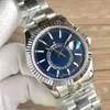 Diseñador automático para hombre reloj KH-aaa calidad Cielo clásico dhgate Estilo Relojes de negocios de alta calidad 42MM Correa de acero inoxidable completa 904L lujo clásico Montre regalo