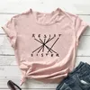 Koszulki kobiet oporne na siostrzaną koszulkę śmieszne kobiety z krótkim rękawem Hipster Tshirt Tshirt Casual Summer Graphic z lat 90. chrześcijańska koszulka koszulka