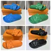 Designer Men Slide Women Slippers EVA pool pillow comfort Flat Slippers Beach flip flops bathroom Women sandals with box