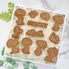 Backformen Ankunft niedlichen Cartoon-Hund Briefmarken Keksformen DIY Fondant Cookie Tool Cutter Kuchen Dekorieren 9189