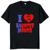 Chándales para hombres Sematary I Love Haunted Mound Camiseta Tendencia Forma de corazón Camiseta de manga corta de algodón unisex 230322