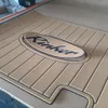 2003 Rinker 342 Swim Platform Cockpit Pad Boat Eva Foam faux teak däck golvmatta själv backing ahesive seadek gatorstep stil golv