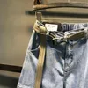 Erkekler Kot Penerler Sokak Giyim Moda Gevşek Adam Dokuz Posta Pantolon Geniş Bacak Günlük Vahşi Vintage Erkek Harlan Denim 5xl