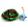 Toys de gato Intelligence Funny Mouse Play Tunnel dobrável com 9 buracos ratos esconde busca de jogo de QI Kitten