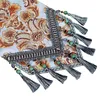 Table Runner European Luxury Table Runner Jacquard Damask Floral Embroidered Table Runners Luxury Placemats Coffee Table Decor Tassels Home 230322