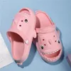 kinderschoenen cartoon slipper sandalen kinderen glijden schuim slippers jongen gril strand sandalen schoen peuter kerstloper zwart witte groene zomerslippers