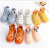 First Walkers Baby Toddler Shoes Boys Girls Infant Walker Children Cartoon Animal Soft Rubber Sole Socks shoes Knit Antislip Booties 230322