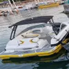 2011 Monterey M3 Swim Platfrom Step Pad Boat EVA Foam Faux Teck Deck Tapis de sol Auto-support Ahesive SeaDek Gatorstep Style Floor