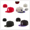 2023 One Piece Fitted Caps Good Sales Summer Reds Letter Baseball Snapback Caps Gorras Bones Män kvinnor Cincinnati Casual Outdoor Sport Fited Hat B2