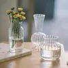 Vases Flower Vase For Table Decoration Living Room Glass Fleur Ornaments Handmade Tabletop Mariage