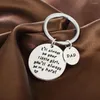 Keychains Lanyards Keychains Dad I'll Always Be Your Little Girl You'll My Hero Keychain Family Fathers Day Gifts Keyring Charms Stainless Steel