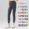 Designer Womens leggings top yoga genou longueur femmes gym legging taille haute pantalon Elastic Fitness Lady Outdoor Sport 3XL
