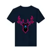 Men's T-skjortor trycker T-shirt O-Neck Neos Stag Custom Made ShorteVed Cotton Top Mens Fashion