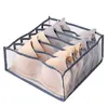Foldable Storage Boxes Underwear Bra Panty Socks Organizer Stored Box Drawer Closet Scarves Organizers Nylon Mesh Divider Bags