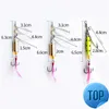 1 PCS Metal Sliver Roterende pailletten Lepel Lure 7G/10G Spinner Visbaar aas met veren Treble Hook Visaccessoires