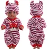 Doll Accessories Cute Animal Embroidery Clothes For 18 Inch American Girl Toy 43 cm Born Baby Our Generation Nenuco 230322