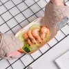 Ugnsmittor 1pc silikon anti-skalning handskar avtar med köksbricka skålhållare bakning isolering handklämma