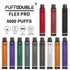 Original Puff Flex Pro 5000 Puffs E Cigarros 11ml 650mAh Dispositivo Pré-preenchido Vape Bateria Recarregável Descartável Vape Autorizado E Cigs