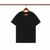 Célèbre hommes de haute qualité t-shirt lettre imprimer col rond à manches courtes noir blanc mode hommes femmes t-shirts 2023