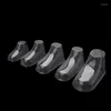 Smyckespåsar 10st Clear Plastic Baby Feet Display Boasties Shoes Socks Showcase L4me
