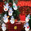 Weihnachtsdekorationen, Baumschmuck, 8 Stück, Schneemann-Behang für Feiertage, Jahrestage, Partygeschenke