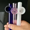 Pipes de fumar Color Funnel Chimney Bongs Bongs Accesorios, vidrio