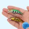 1 PCS Lure Fishing Lure 5,5 cm 5g Longo Longo peixinho Artificial Isca dura isca de manivela Wobblers peche bass trolling peca carpa pesca