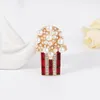 브로치 MS Han Edition Fashion Personality Alloy Set Auger Popcorn Brooch Corsage Pin Factory Supply From Stock