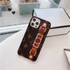 Beautiful Leather LU Phone Cases for iPhone 15 14 13 12 11 Pro max Luxury Card Slot Purse 18 17 16 15pro 14pro 13pro 12pro 11pro X XS Plus AirPods 1 2 3 Pro 4 5 with Logo Box