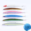 1 pc's 18,5 cm 22 g Minnow Vis Lure Laser Hard kunstmatig aas Plastic Big Fake Fish Lures Sea Fishing Aas Crank Aas Wobblers