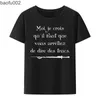 T-shirts hommes Kaamelott Je pense que vous devez arrêter de dire des choses T-shirt Hommes Femmes Manches courtes Lâche Respirant Tee-shirt Casual Streetwear Tops W0322