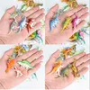 Action Toy Figures 39PCSLOT Mini Dinosaur Model Childrens Education Toys Small Simulation Animal Kids for Boy Gift 230322
