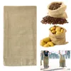 Storage Bags Coffee Potato Burlap Jute Bag Sacks Kids Game Race Seed Store Crop SandBaggy Household Packaging Tool