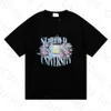 2023 Ins Hot Spring Summer T Shirt Luxury Rhudes Shirt Скейтборд Мужская дизайнерская футболка Женщины Мужчины Повседневная футболка Мужская футболка Размер S-XL