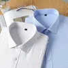 メンズカジュアルシャツ竹繊維鉄無料カジュアルビジネスプロフェッショナルマイティカラーイージーケア快適なシャツ230322