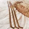 Hangers Nordic Style Brass Trouser Rack Household Bedroom Clip Clothing Store Copper Display Jeans Hanger